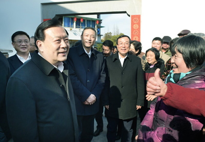 國務(wù)院港澳事務(wù)辦公室主任夏寶龍（時(shí)任浙江省委書記）調(diào)研耀廈集團(tuán)承建的饅頭山G20峰會(huì)保障工程